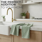 KIBAGA Decorative Hand Towels for Your Bathroom Or Kitchen – Luxurious Set of 2 - Image 4