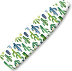 Extra Thick Ironing Board Cover and Pad, Tropical Cactus 15x54 Ironing Board by Cliduli