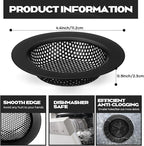 Retisee 2 Pcs Sink Strainer Stainless Steel Kitchen Sink Drain Strainer Basket - Image 3