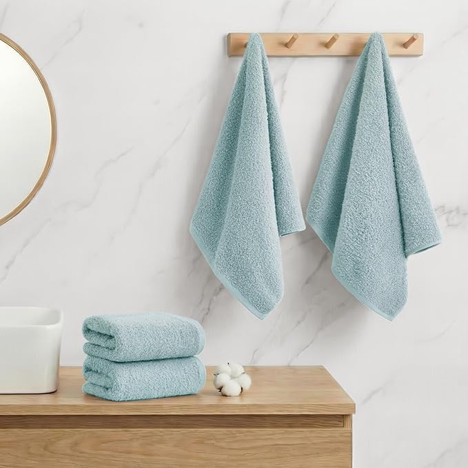 REDKISS 4Pack Luxury Hand Towels, 16x32 Inch 450 GSM 100% Turkish Cotton - Image 6