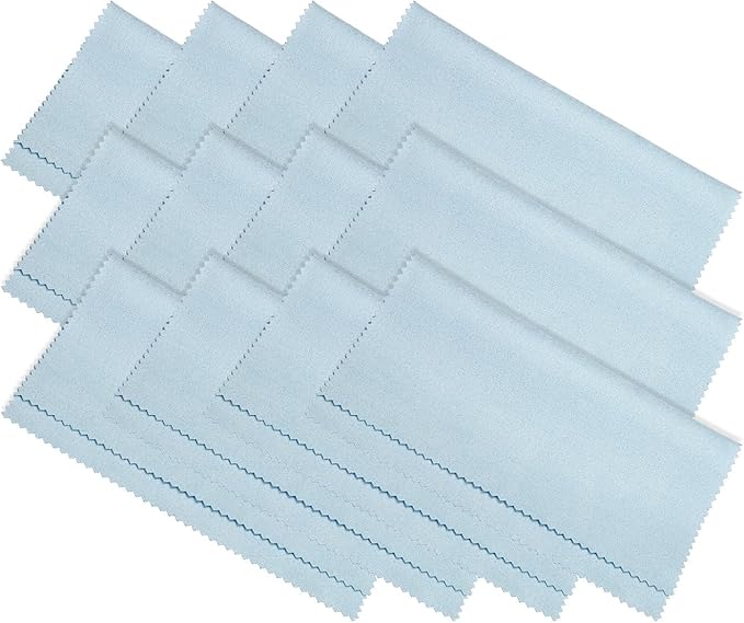 PATIKIL Eyeglass Microfiber Cleaning Cloth 7"x6", 12 Pack Glasses Cleaning by PATIKIL