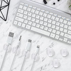 12 Pack Cable Clips, Znben Clear Cord Organizer Holder Adhesive Cord Management - Image 9