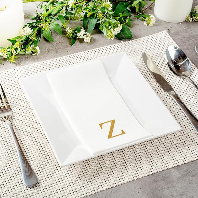 Luxenap 15.8 X 7.9 Inch Linen-Feel Guest Towels, 2000 Lettered Hand Towels - Image 7