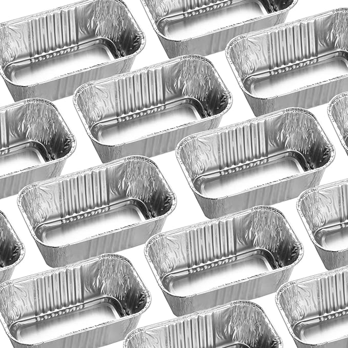100 Pack 1Lb Aluminum Mini Loaf Baking Pans, 6” x 3.5” x 2” Heavy Duty - Image 6