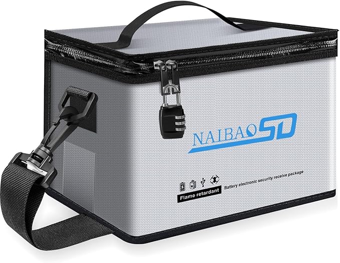 Fireproof Explosionproof Lipo Safe Bag by NAIBAOSD