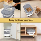 HOYTAMDA 20-30Lbs Rice Container, Collapsible Airtight Food Storage Containers - Image 6