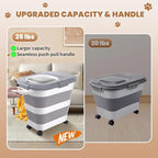 23-25 Lbs Airtight Dog Food Storage Container, Collapsible Dog Food Container - Image 4