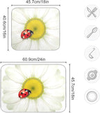 Tarity White Daisy Dish Drying Mat - Image 3