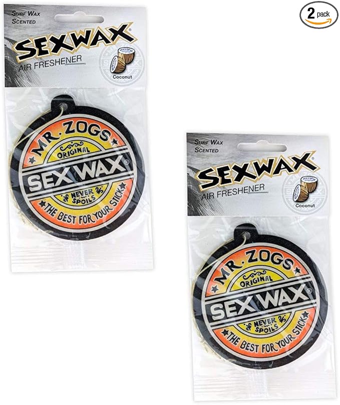 Sex Wax Air Freshener 2-Pack (Coconut 2 Pack by Unknown
