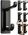 pickpiff Wall Hooks for Coat and Towel: 13LB Adhesive Door Hanger Stick on by pickpiff