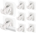 8PCS Self Adhesive Curtain Rod Holders No Drill Curtain Rods Brackets No by Codoule