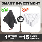 4 Pack 100% Cotton Wash Cloth, 12x12 Inch Highly Absorbent and Soft Feel - Image 7