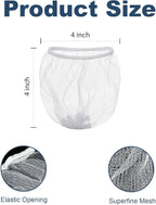 250 PCS Kitchen Disposable Mesh Sink Strainer Bag Fits Sink Strainer Elastic - Image 2