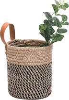 2pack Small Hanging Baskets-Cotton Rope Wall Basket - Image 4