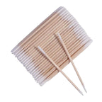 1000pcs Double Side Wood Cotton Swab Microbrush Eyelash Sticks Cleaning Swabs by Qundaoily