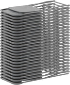 Flash Furniture Hercules Series Plastic Folding Chair - Grey - 4 Pack 650LB Weight Capacity Comfortable Event Chair-Lightweight Folding Chair - Image 16
