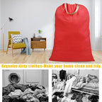 Cotton Canvas Laundry Bag with Handles & Drawstring Straps, Heavy Duty Extra - Image 7