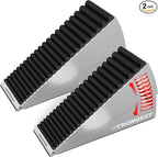 Strongest Home 2 Pack XL Adjustable Chrome Door Stopper by STRONGESTHOME