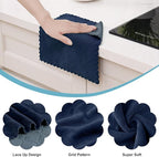 Homaxy 12 Pack Kitchen Cloths Dish Towels, Super Soft and Absorbent Dish Cloths - Image 2