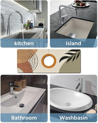 Patterned Sink Faucet Mat Kitchen Splash Guard Super Absorbent Drying Mat - Image 6
