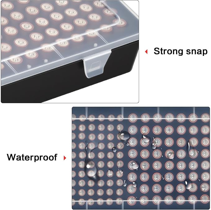 Battery Storage Organizer Case, Battery Vault Box Holder Container - Image 4