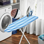 Nuxovilar Blue and White Gingham Ironing Board Cover, This Cover Fits Most - Image 6
