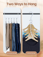 HOUSE DAY White Magic Space Saving Hangers, Premium Smart Hanger Hooks - Image 4