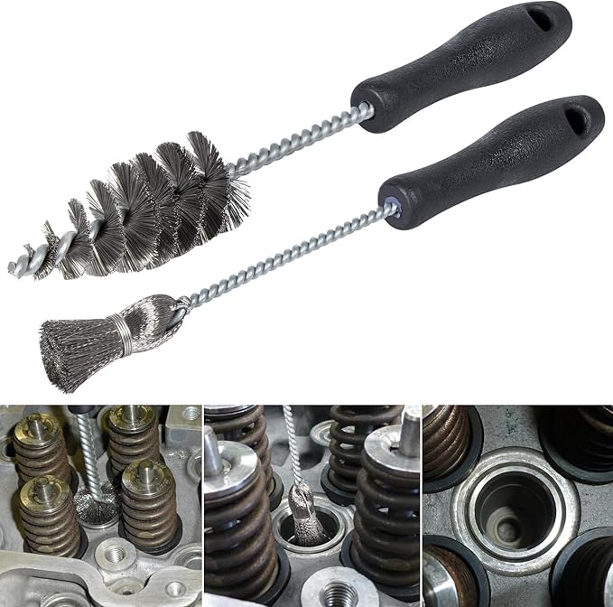Injector Sleeve Cup/Seat/Bore Cleaning Brush Kit Replace AP0084 AP0085 3252 by E-cowlboy