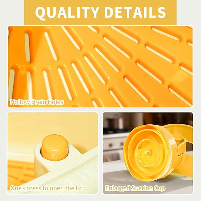 2026 New Suction Cup Sink Strainer | Corner Sink Strainer | Sinks Trash Food - Image 4