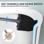 Toilet Brush and Holder 2 Pack, Toilet Bowl Brush - Image 2