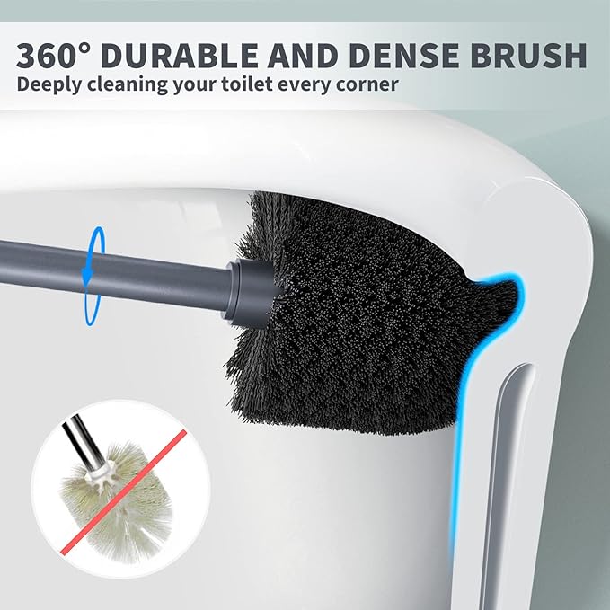 UPTRONIC Toilet Brush, Toilet Bowl Brush - Image 2