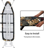 Leaves Ironing Board Cover, Full Scorch Resistant Padding, Elastic Edges - Image 4
