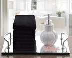 Creative Scents Cotton Fingertip Towels Set Black - Image 3
