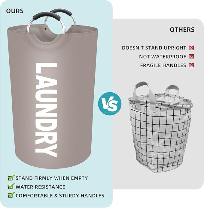 StorageRight 115L Large Laundry Basket, Laundry Hamper, Dirty Clothes Hamper - Image 4