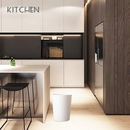 UUJOLY Small Trash Can Wastebasket Garbage Can Container Bins - Image 4