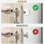 8 Pieces 2" Door Stoppers for Wall, Strong Adhesive Door Bumpers for Walls - Image 4