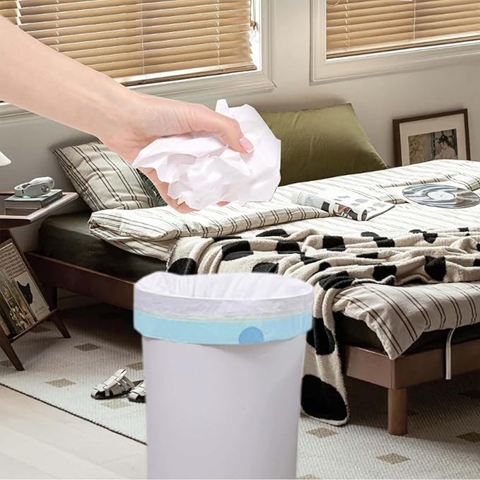 6 Gallon Trash Bags Drawstring, Garbage Bags - Image 5
