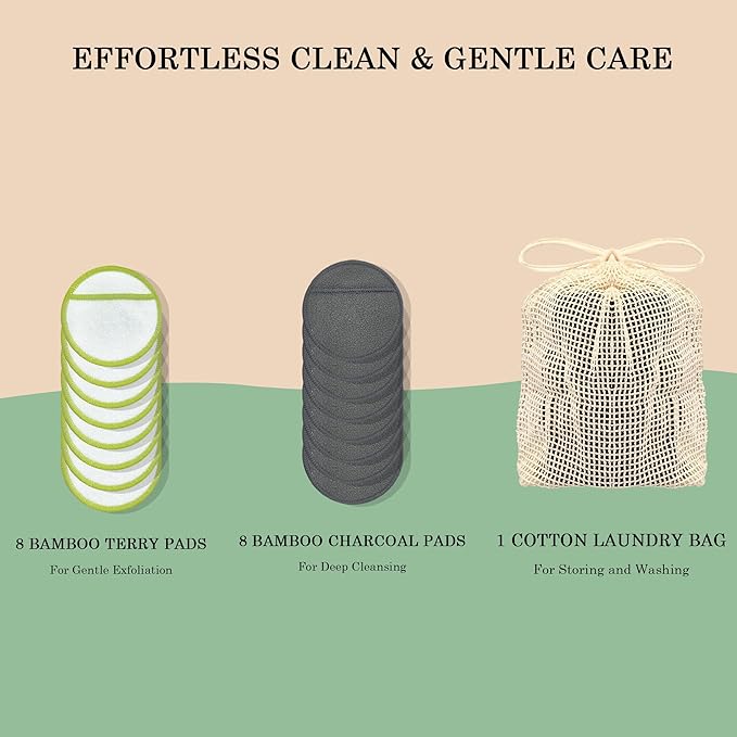 Chloven Reusable Cotton Rounds 16 Pack - Image 3