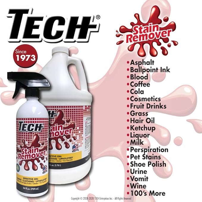 TECH Multi-Purpose Stain Remover, 8 oz-2 pk, - Image 2