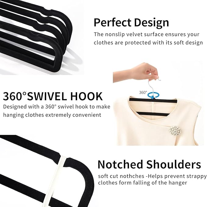 Velvet Hangers Non Slip - Image 2
