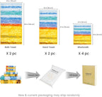 SEMAXE Colorful Bath Towel Set, 100% Cotton Bathroom Towels - Image 2