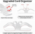 6PCS Clear Cord Organizer for Appliances, Kitchen Appliance Cord Organizer - Image 2