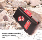 LENSGO Camera Battery Memory Card Case, Memory Card Hard Protector Case - Image 5