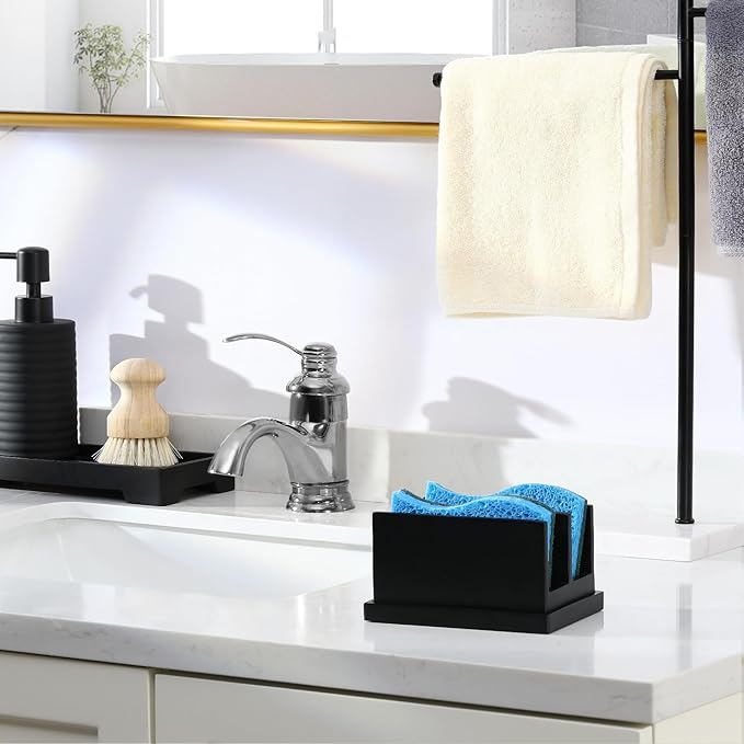 Luxspire Kitchen Sponge Holder for Sink, Dish Sponge Holder - Image 7