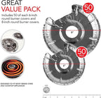 Round Electric Stove Burner Covers 6 Inch and 8 Inch Disposable Stove Top - Image 2