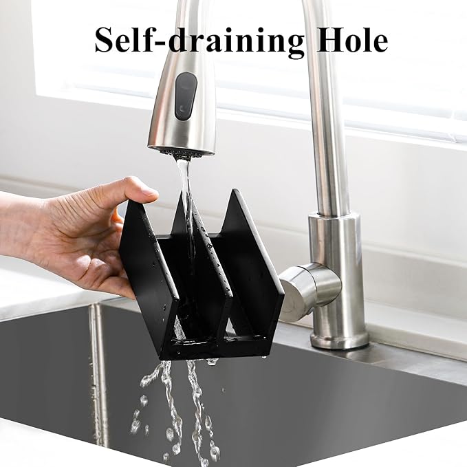 Luxspire Kitchen Sponge Holder for Sink, Dish Sponge Holder - Image 3