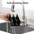 Luxspire Kitchen Sponge Holder for Sink, Dish Sponge Holder - Image 3