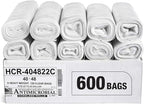 Aluf Plastics High Density Trash Bags, 45 Gallon, 22 Micron, by AlufPlastics