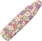 Colorful Flowers Ironing Board Cover and Pad 15 x 54 Heavy Duty Iron Board by Oamsistay