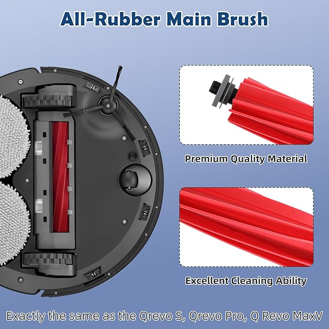 Accessories Replacement Kit for Roborock Q Revo S, Qevo Pro, Qrevo Plus Robot - Image 3